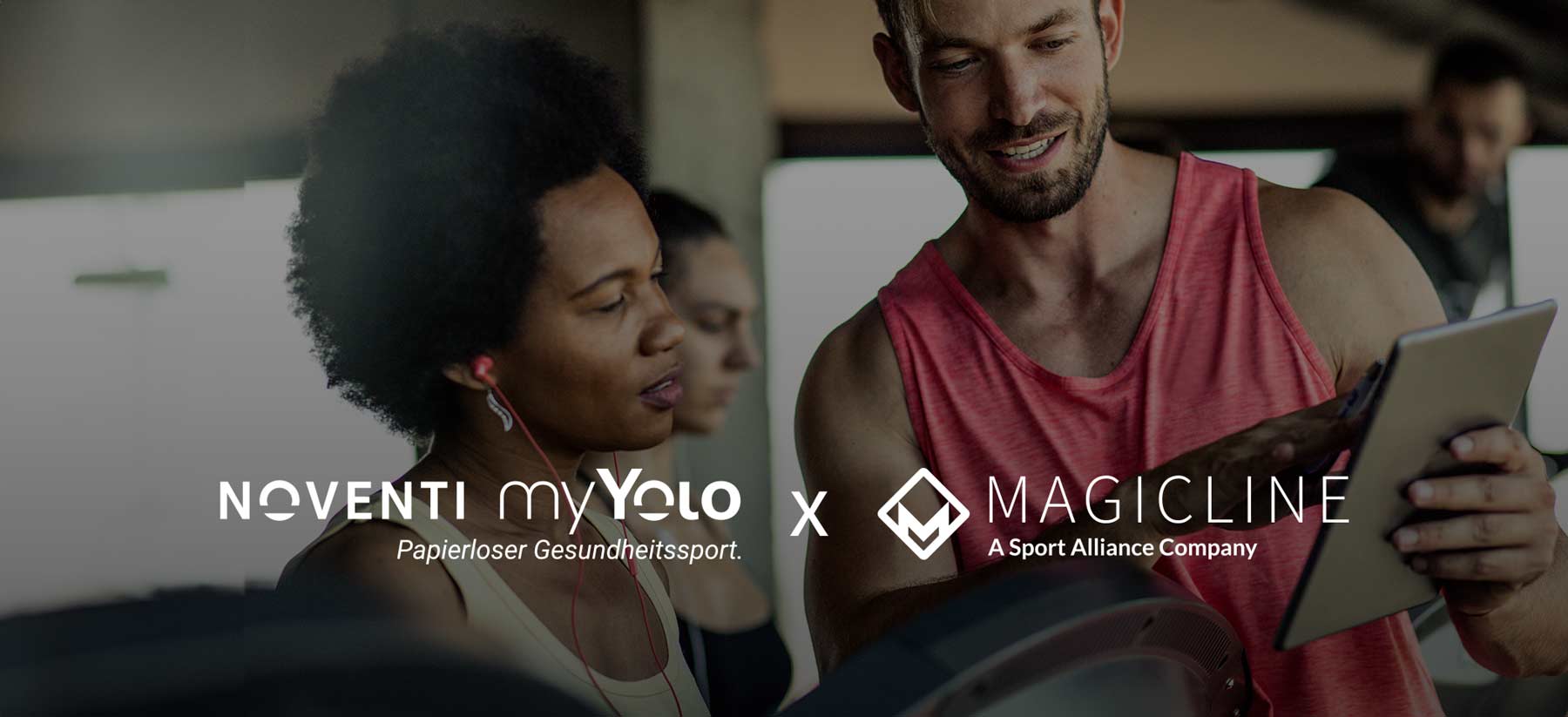 Verwaltung von Rehasport-, T-RENA und Präventionskursen digitalisieren: Magicline integriert NOVENTI myYolo